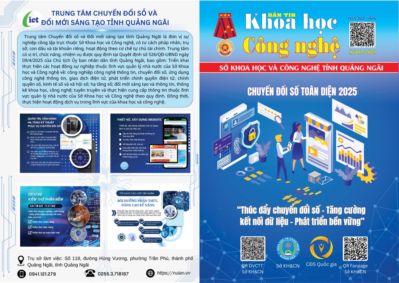 Bản tin Thông tin Khoa học và Công nghệ số 03 năm 2025